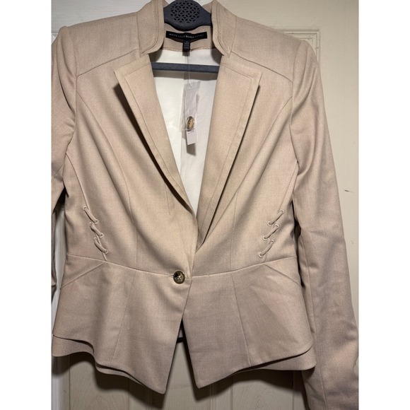 White House Black Market Jackets & Blazers - White House Black Market Toasted Sesame Vita Suit Jacket Blazer Size 4 NWT